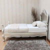 Silver French Flower Carved Bed