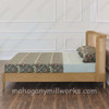 Chic Weathered Bali Bed from Mindi Wood
