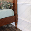 Walnut NC Clarisse Bed with Wicker Panel