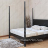 Bobbin Turned Four Poster Bed (several finish options)