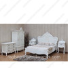 Painted White Baroque Bed