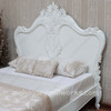Painted White Baroque Bed