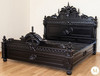 5pc Black Gothic Gargoyle Bedroom Set