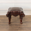 Mahogany Carved Elephant Stool