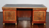 French Empire Executive's Desk w/ Leather Top
