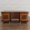 French Empire Executive's Desk w/ Leather Top