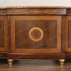 French Empire Executive Office Desk w/ Leather