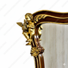 Custom Rococo Bathroom Vanity Mirror w/ Carved Ormolu