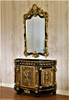 Black & Gold Bathroom Vanity Mirror (Mirror only)