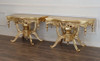 French Gold Leaf Rococo Console Table