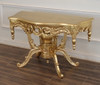 French Gold Leaf Rococo Console Table