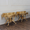 French Gold Leaf Rococo Console Table