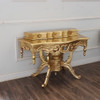French Gold Leaf Rococo Console Table