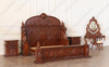Heavily Ornate  Gothic Bed w/ Custom Carvings