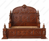 Heavily Ornate  Gothic Bed w/ Custom Carvings
