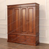 Large Mahogany 4 Door Wardrobe