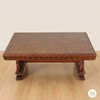 6ft Renaissance Revival Mahogany Trestle Dining Table