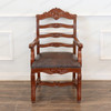 Ladder Back Dining Arm Chairs (2)