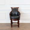 Genuine Leather Counter height Swivel Barstools Pair (2)