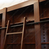 Large Custom Mahogany Open Library  Bookcase Shelfs