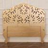 Antiqued Gold Leaf Rococo Queen Headboards (2)