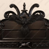 Black Gothic Raven Carved Bed w/ Hidden Storage Compartments & Lights