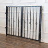 Custom Black Wrought Iron Dog Gate