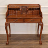 Chippendale Escritoire Writing Desk w/ Natural Glaze Finish