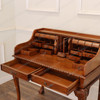 Chippendale Escritoire Writing Desk w/ Natural Glaze Finish