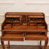 Custom Chippendale Escritoire Writing Desk w/ Natural Glaze Finish