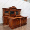 10.5ft Custom Mahogany Carved Lady Saloon Pub Bar