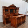 10.5ft Mahogany Carved Lady Saloon Pub Bar