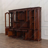 Large Mahogany Resolute Credenza Bookcase
