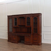 Large Mahogany Resolute Credenza Bookcase