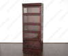 Mahogany 5-Stack Interchangeable Barrister Lawyer's Bookcase