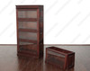 Mahogany 5-Stack Interchangeable Barrister Lawyer's Bookcase