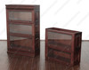 Mahogany 5-Stack Interchangeable Barrister Lawyer's Bookcase