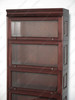 Mahogany 5-Stack Interchangeable Barrister Lawyer's Bookcase