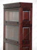 Mahogany 4-Stack Interchangeable Barrister Lawyer's Bookcase