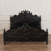 Stained Black Distressed Gothic Demon Gargoyle Bed