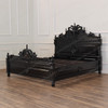 Stained Black Distressed Gothic Gargoyle Bed