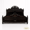 Black Distressed Gothic Gargoyle Bed