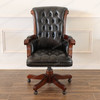 The Grand Black Genuine Leather Office Chair