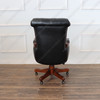 Black Genuine Leather Executive Office Chair