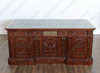 Custom 6ft Executive Office Resolute Desk w/ Leather Top (72" X 36")