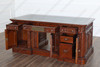 6ft Executive Office Resolute Desk w/ Leather Top (72" X 36")