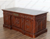 Custom 6ft Executive Office Resolute Desk w/ Leather Top (72" X 36")