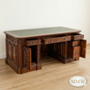 6ft Resolute Desk w/ Leather Top (72" X 36")
