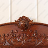 3pc Heavily Ornate Mahogany Gothic Bedroom set