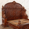 3pc Heavily Ornate Gothic Bedroom set